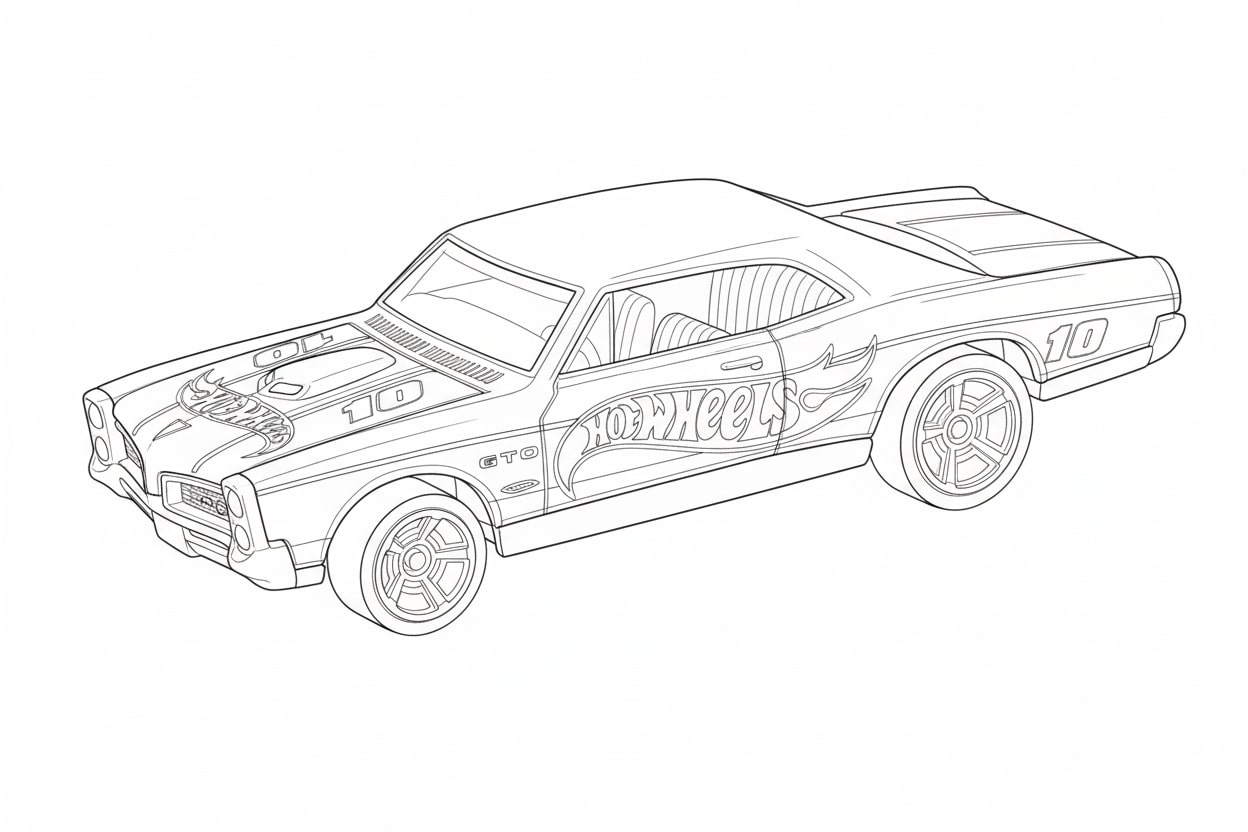 Hot wheels para imprimir 2