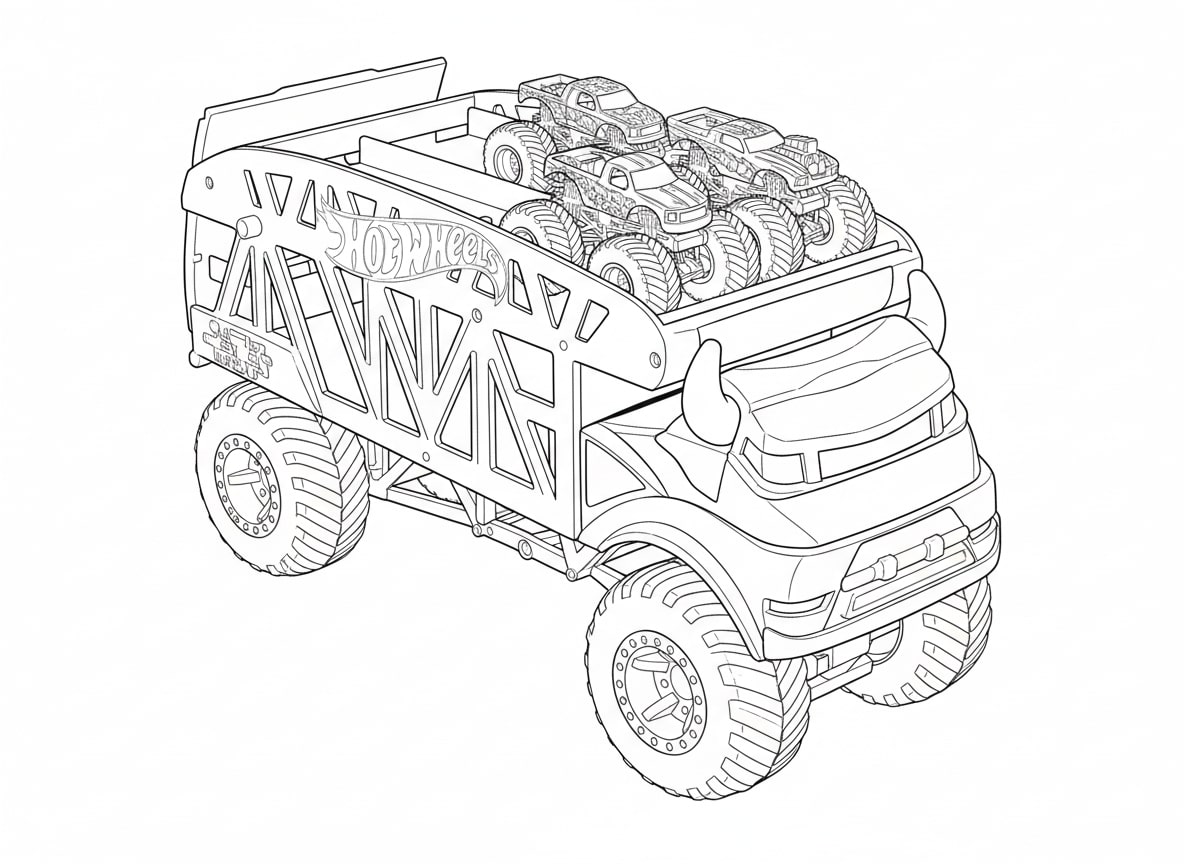 Hot wheels para imprimir 7