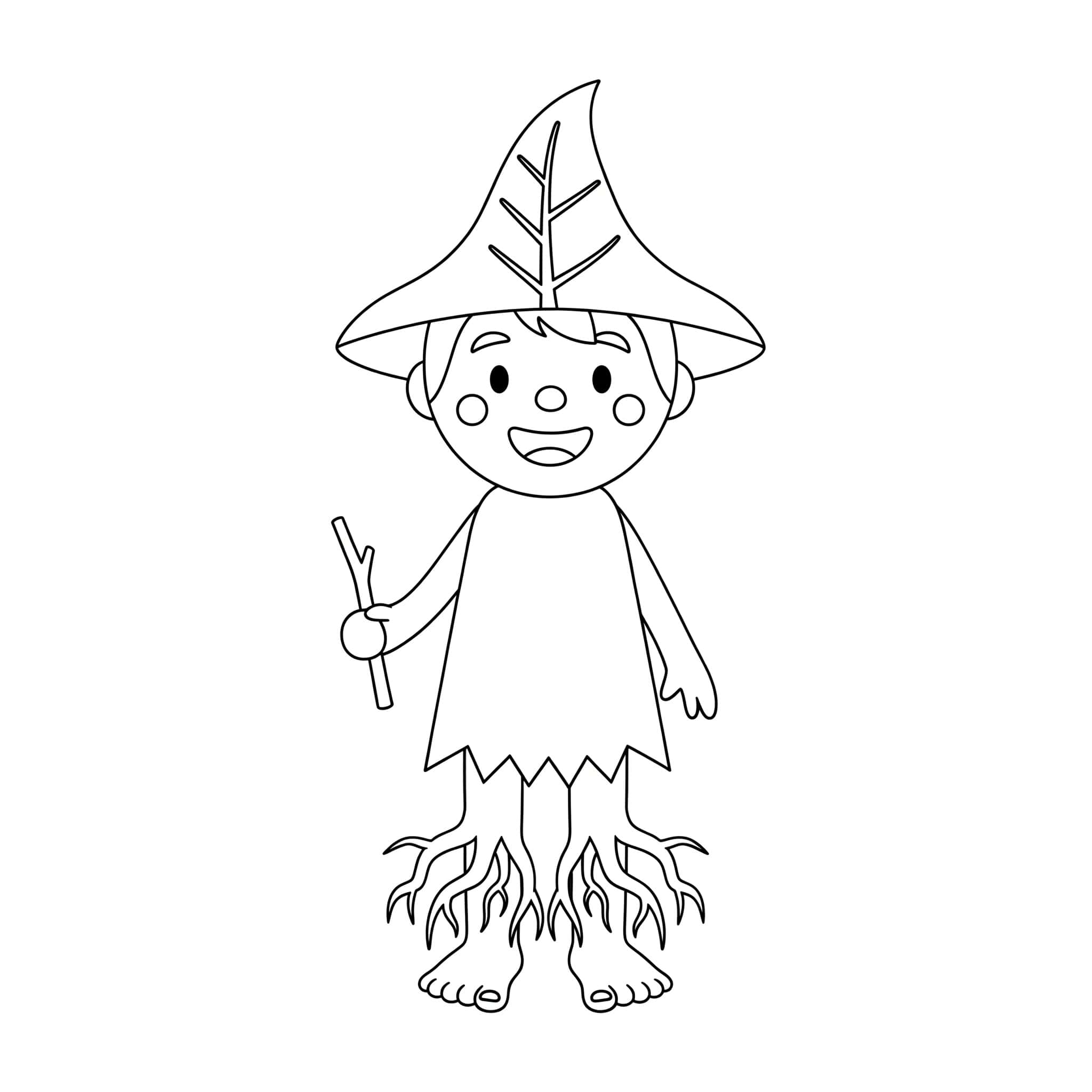 Curupira para imprimir 12