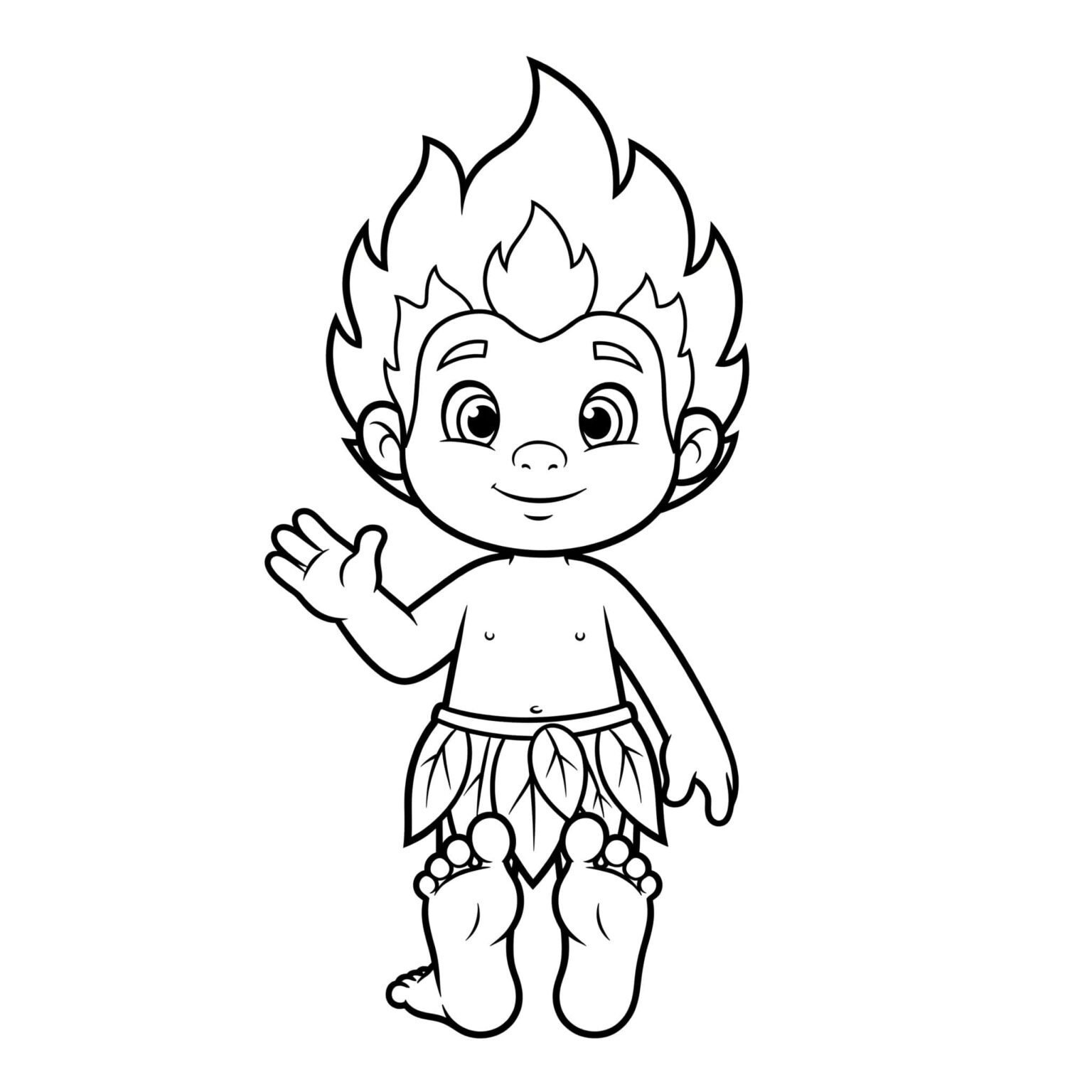 Desenhos do Curupira para Imprimir e Colorir - Mr Desenho